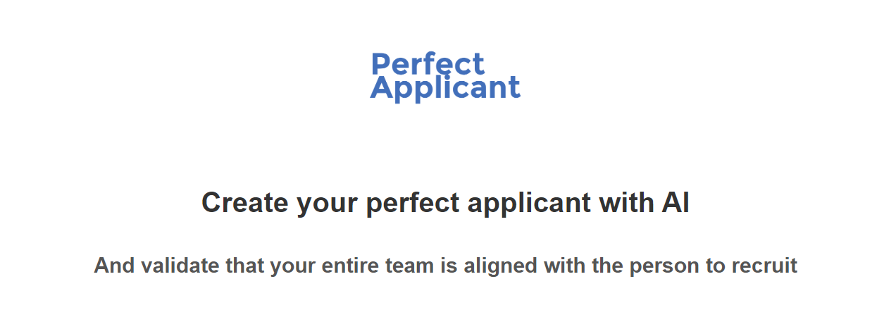 PerfectApplicant: Align your team on the perfect hire